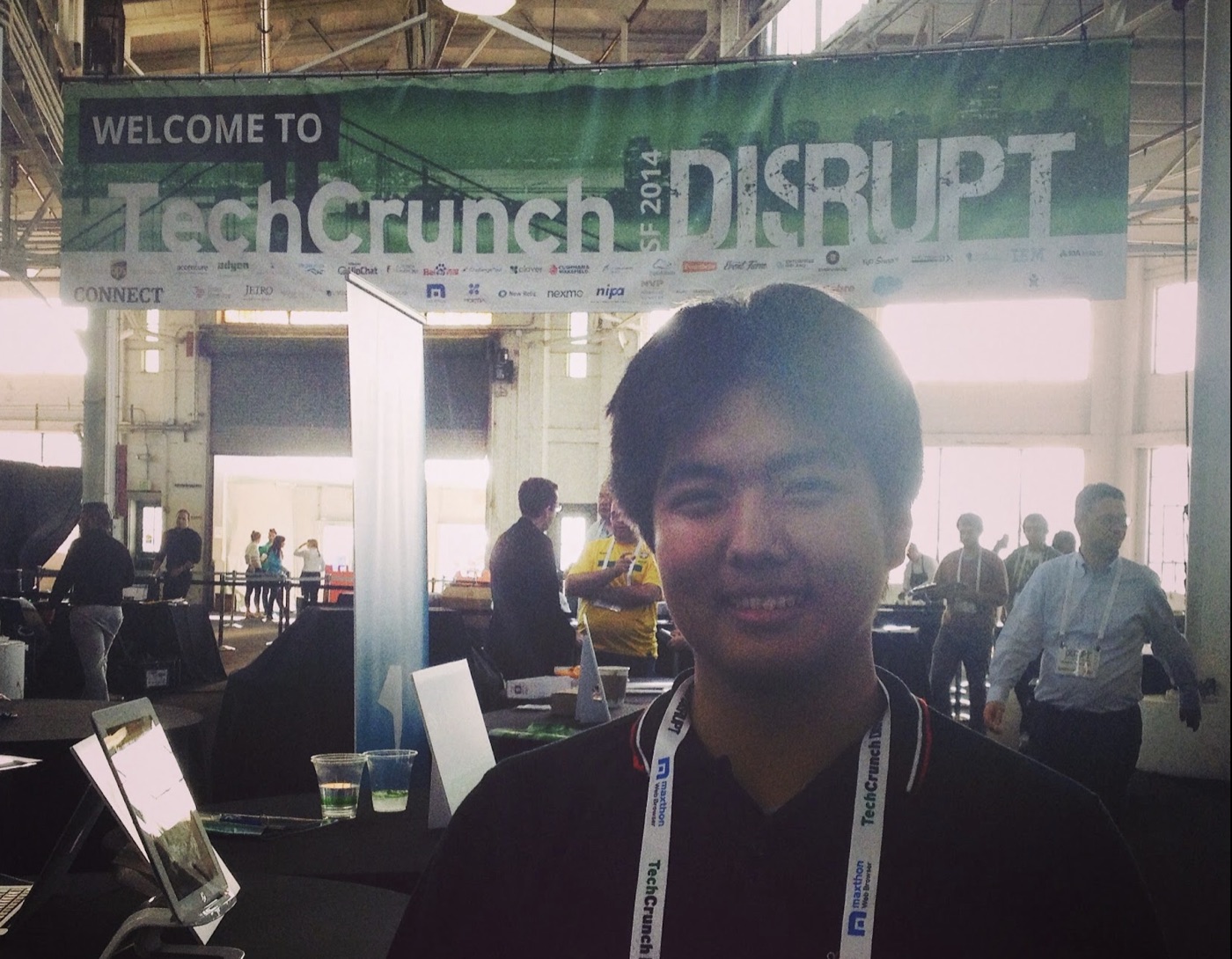 TechCrunchのイベント会場